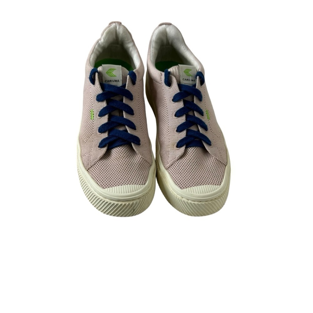Cariuma OCA Low Canvas Sneaker in Rose Red 8 - Picture 2 of 10